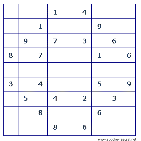 Sudoku 1 mittel