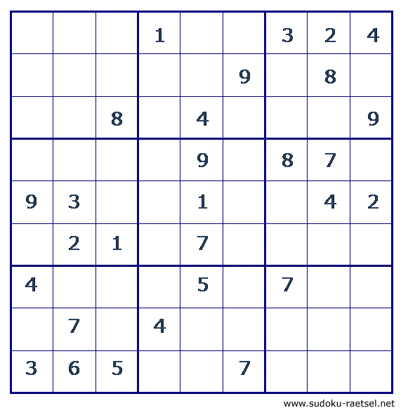 Sudoku 10 sehr leicht