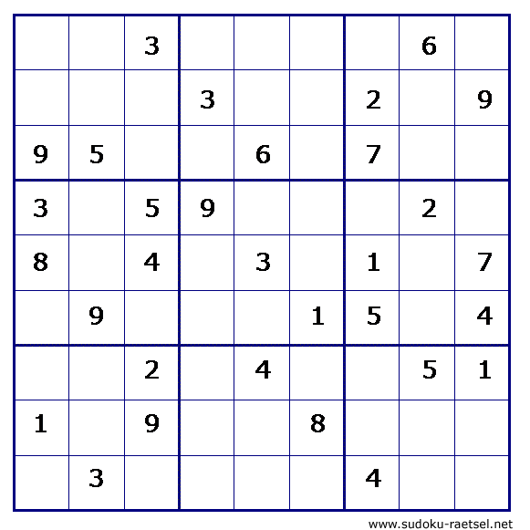 Sudoku 107 schwer
