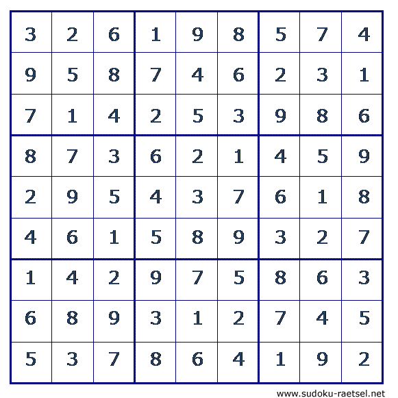 Lösung Sudoku 108 schwer