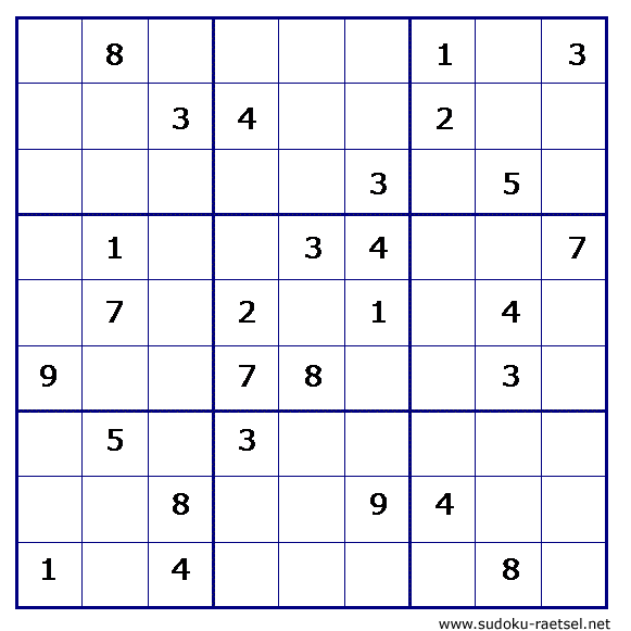 Sudoku 115 sehr schwer