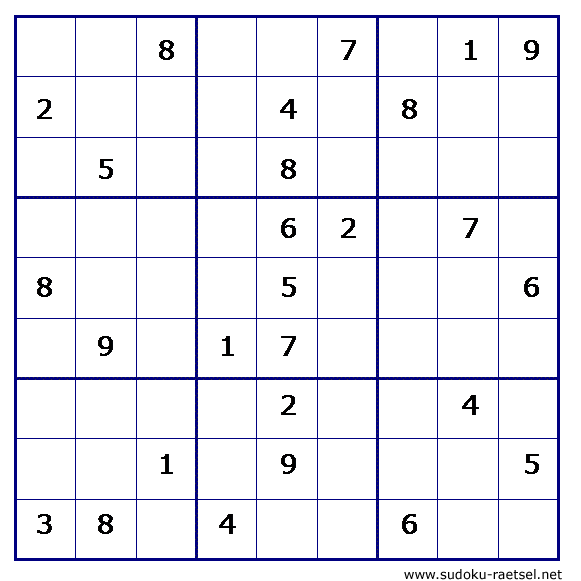 Sudoku 122 sehr schwer