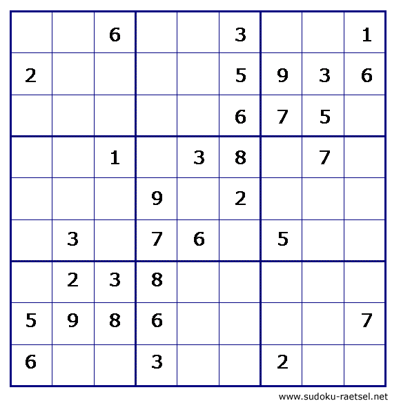 Sudoku 133 sehr leicht