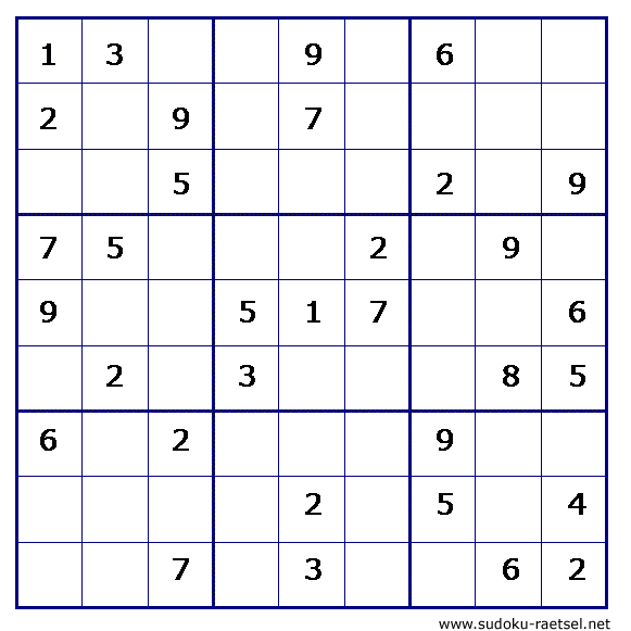Sudoku 138 sehr leicht