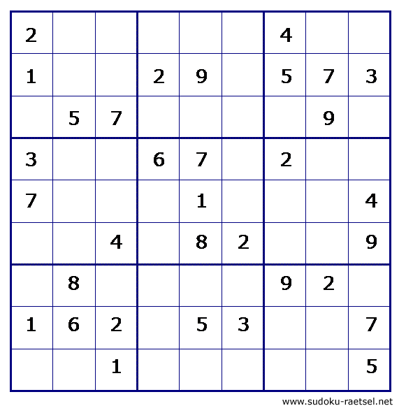 Sudoku 140 sehr leicht