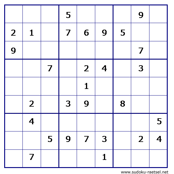 Sudoku 141 sehr leicht