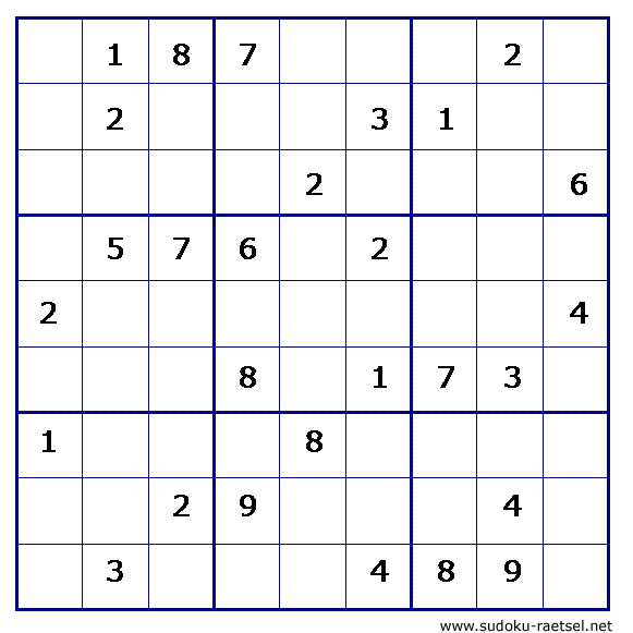 Sudoku 147 sehr leicht