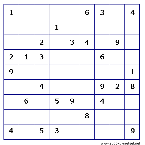 Sudoku 163 leicht