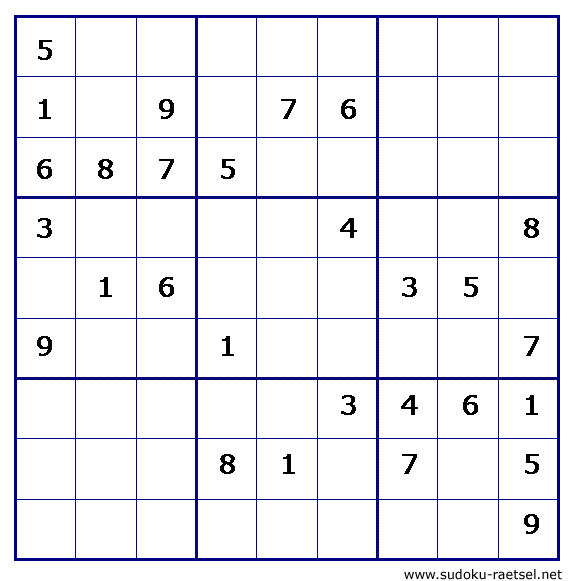 Sudoku 166 leicht
