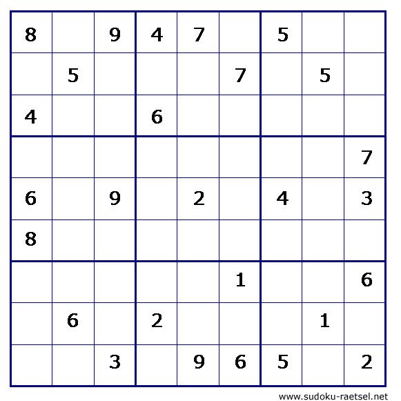 Sudoku 167 leicht