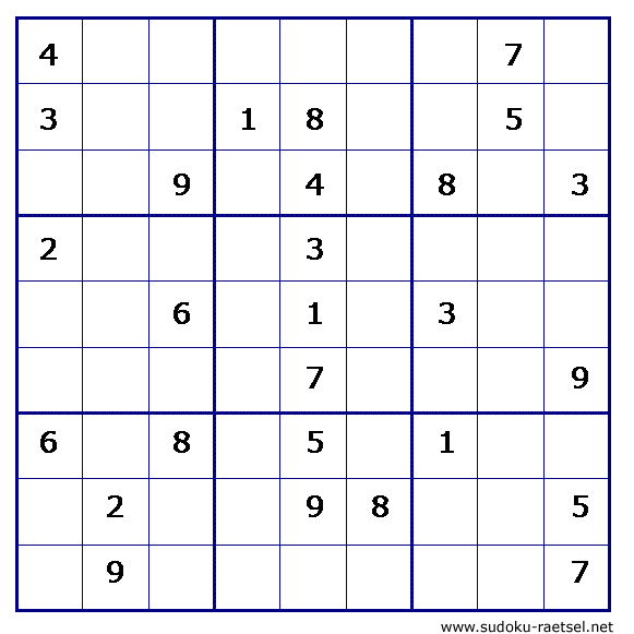 Sudoku 169 leicht