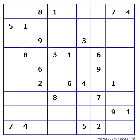 Sudoku 174 mittel