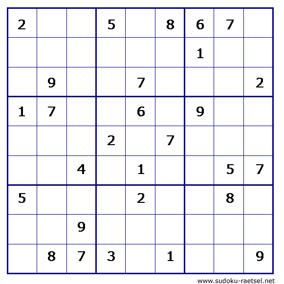 Sudoku 195 schwer