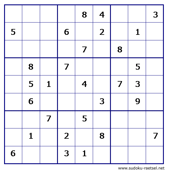 Sudoku 205 schwer