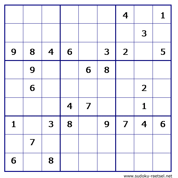 Sudoku 206 schwer