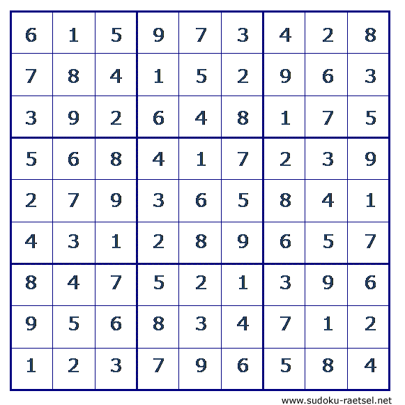 Lösung Sudoku 248 mittel