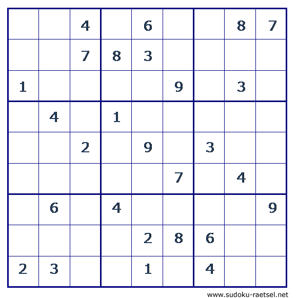Sudoku 26 sehr schwer