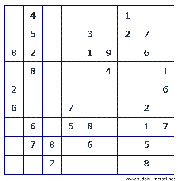 Sudoku 27 sehr schwer
