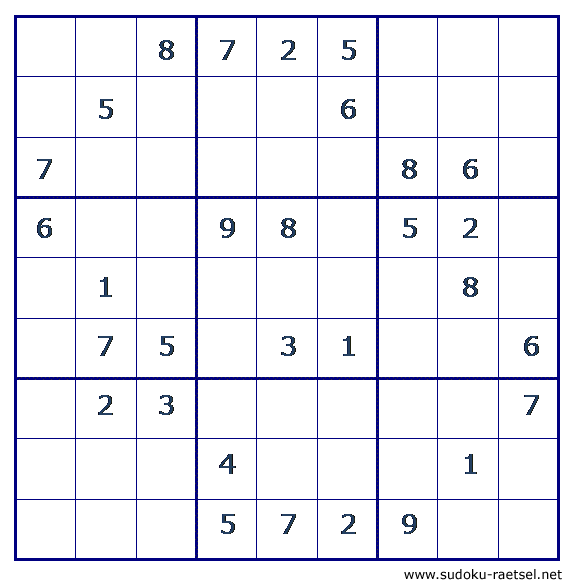 Sudoku 34 sehr leicht