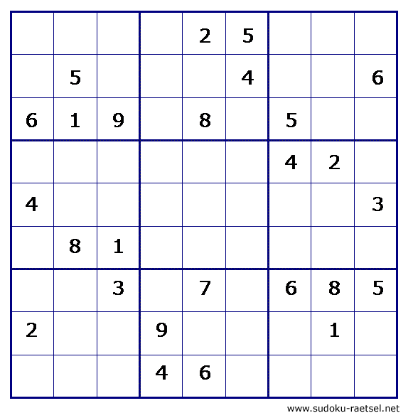 Sudoku 50 sehr leicht