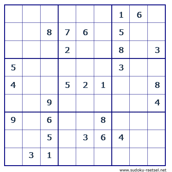 Sudoku 51 leicht