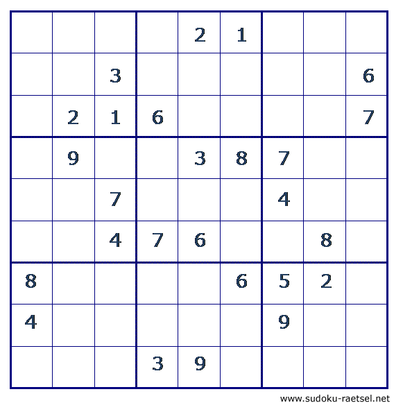 Sudoku 52 leicht