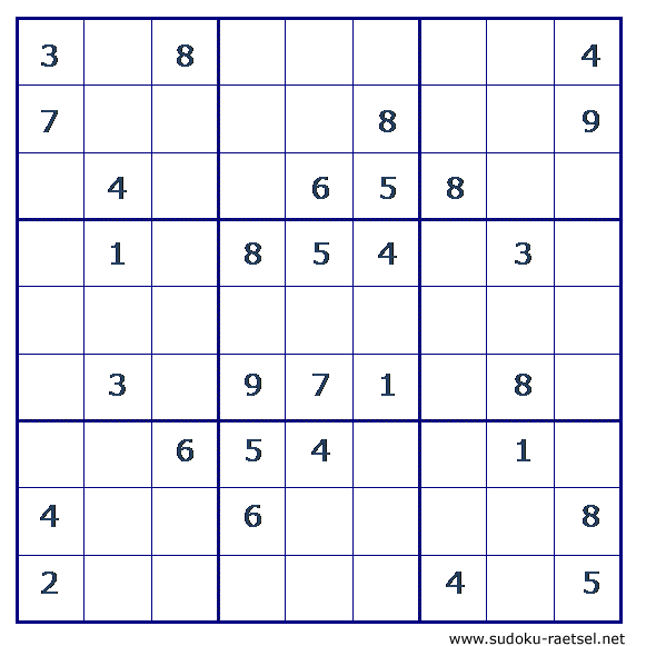 Sudoku 62 leicht