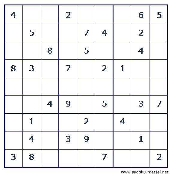 Sudoku 64 leicht