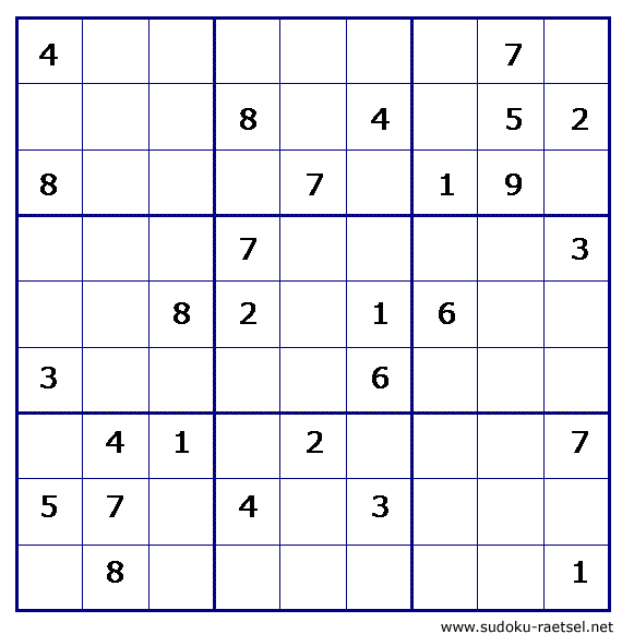 Sudoku 75 mittel