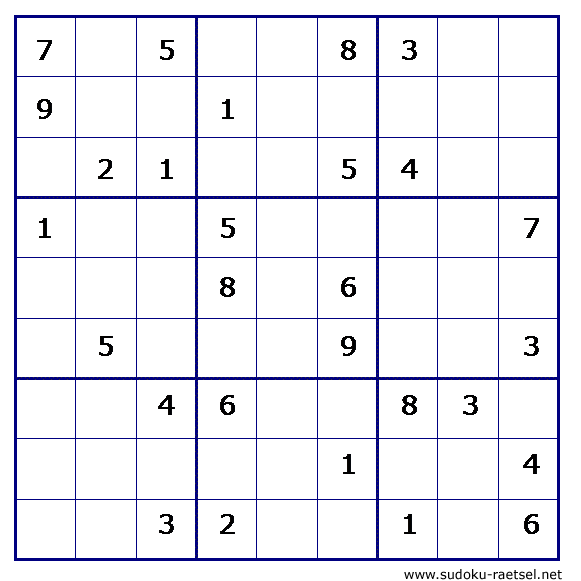 Sudoku 76 mittel