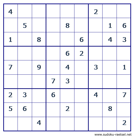 Sudoku 9 sehr leicht